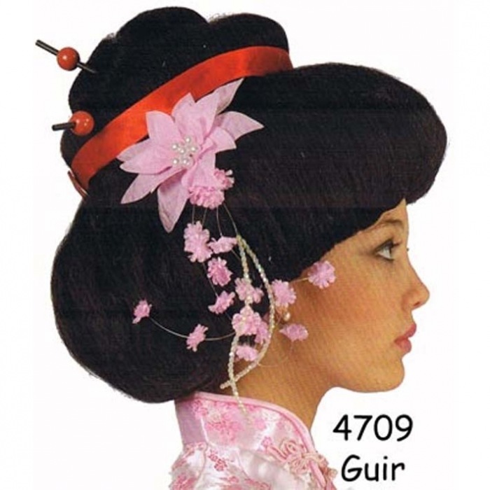 entrega a domicilio chatarra dolor de muelas Peluca geisha grande - GUIRCA | luiscarrasquilla.com